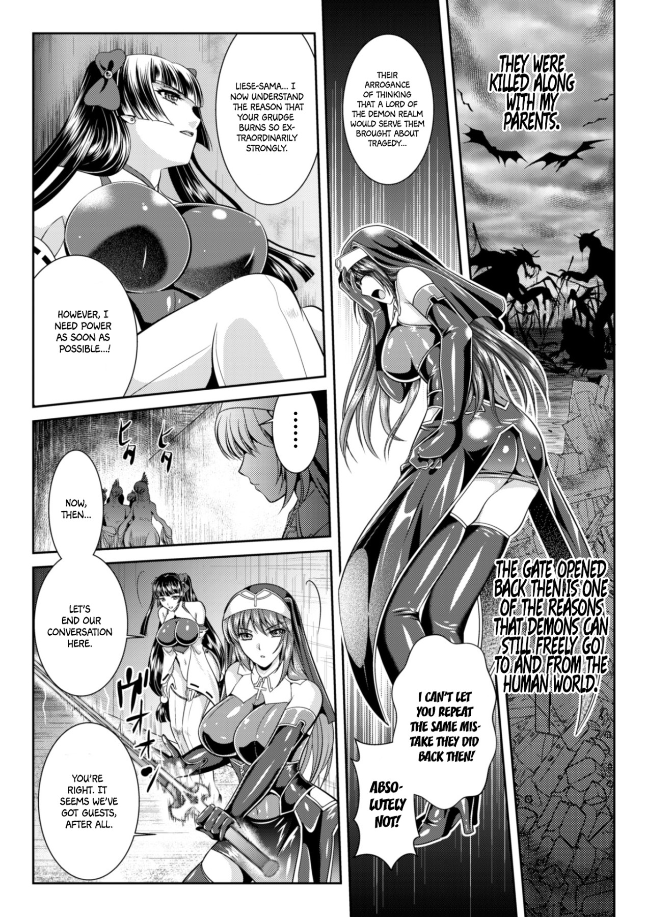 hentai manga Liese's destiny: Punishment Of Lust On The Slime Prison Ch.1-3